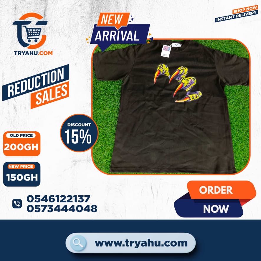 Premium Heavy 100% Cotton Men’s T-Shirts | Tryahu Ghana | Everyday Style